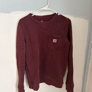 Carhartt Burgundy Crewneck Sweatshirt